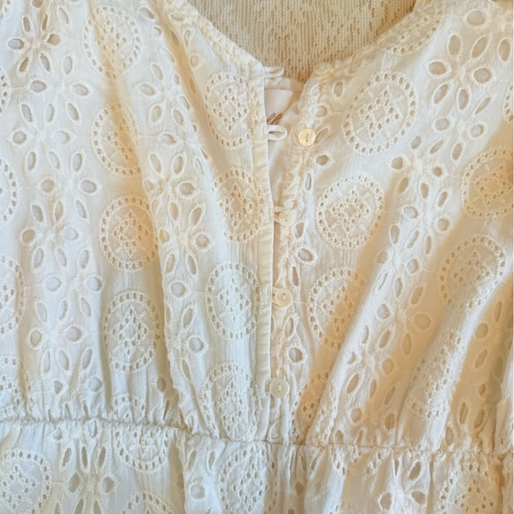 Cleobella Karina eyelet tiered ruffle romantic maxi dress - Picture 7 of 11